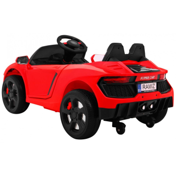 Autko Future na akumulator dla dzieci Czerwony + Pilot + Wolny Start + MP3 USB + LED